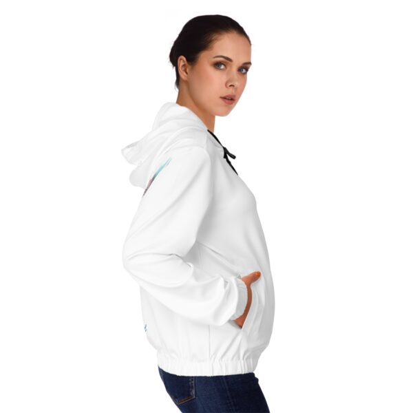 Angelic Flair Zip Hoodie for Women - Image 6