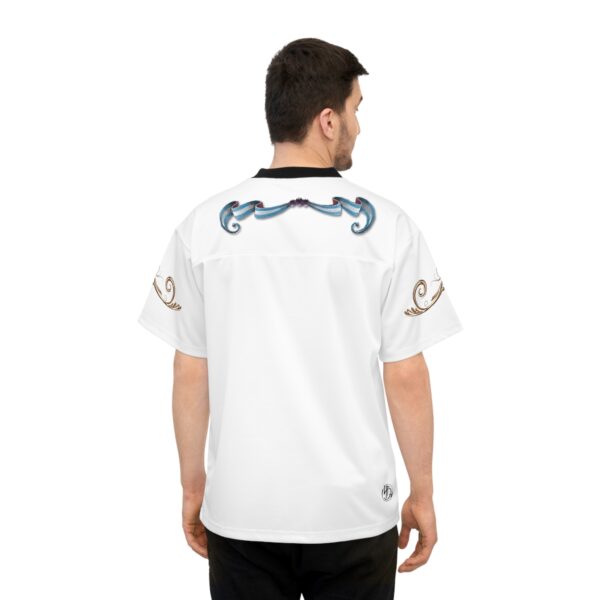 #Unleashed White Flair Shirt with Fileteado Argentinian Style Details - Image 7