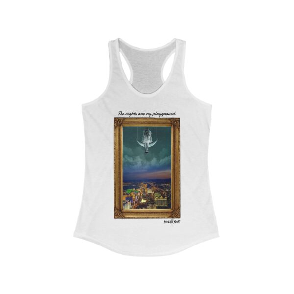 Living At Night: Moonlit Playground Racerback Tank