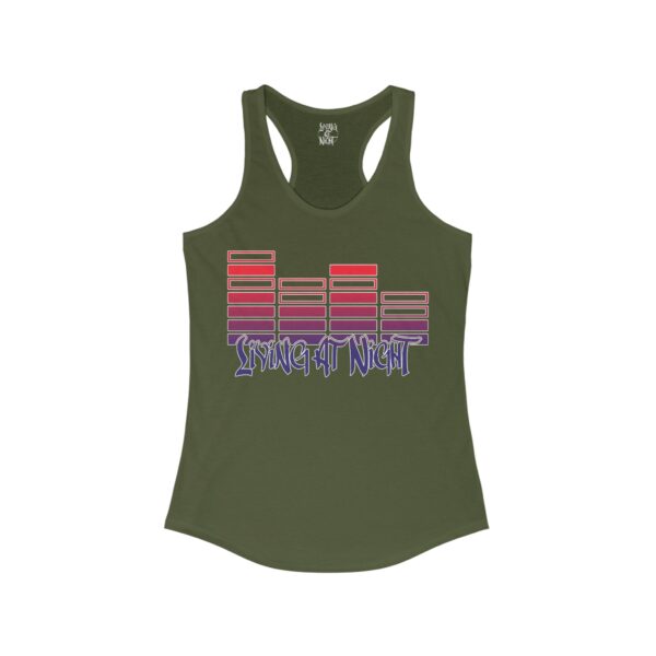 Neon Soundwaves Racerback Tank - Image 9