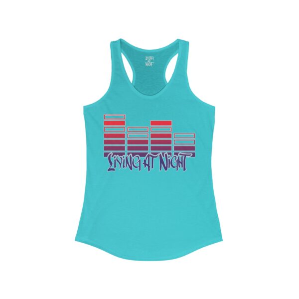 Neon Soundwaves Racerback Tank - Image 15