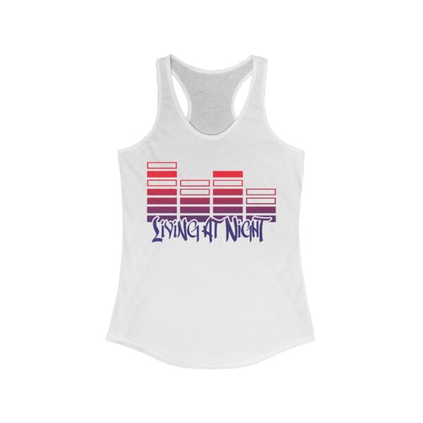 Neon Soundwaves Racerback Tank