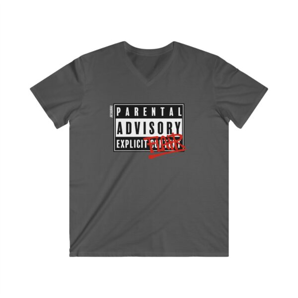 Explicit Flair - Fitted V-Neck Short Sleeve Tee - Image 5