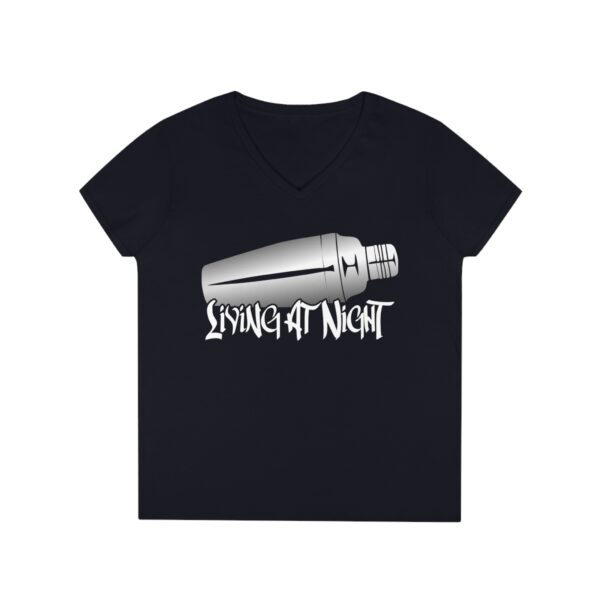 Nightlife Vibe V-Neck Tee - Image 2