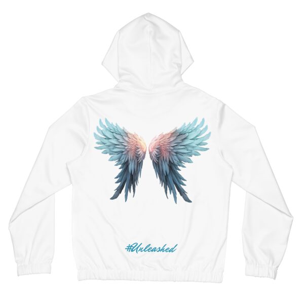 Angelic Flair Zip Hoodie for Women - Image 3