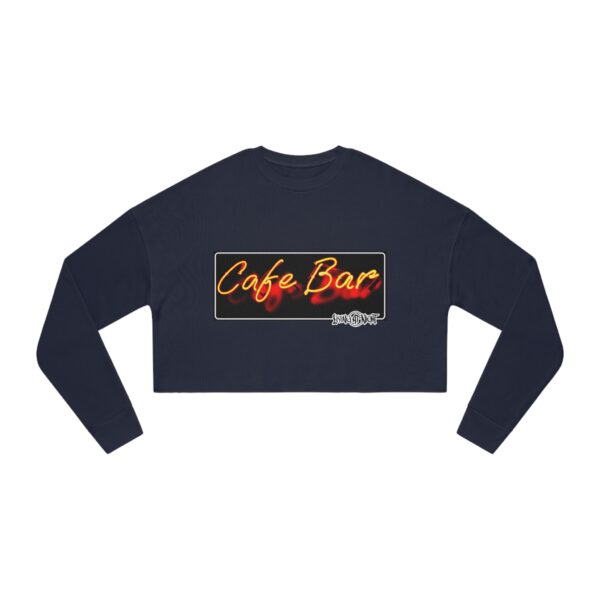 Neon Cafe Vibes Cropped Sweatshirt - Image 10