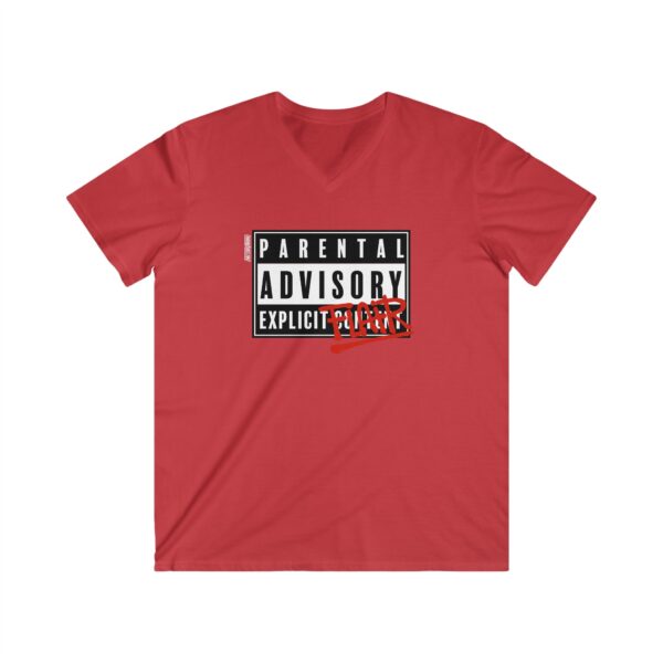 Explicit Flair - Fitted V-Neck Short Sleeve Tee - Image 13