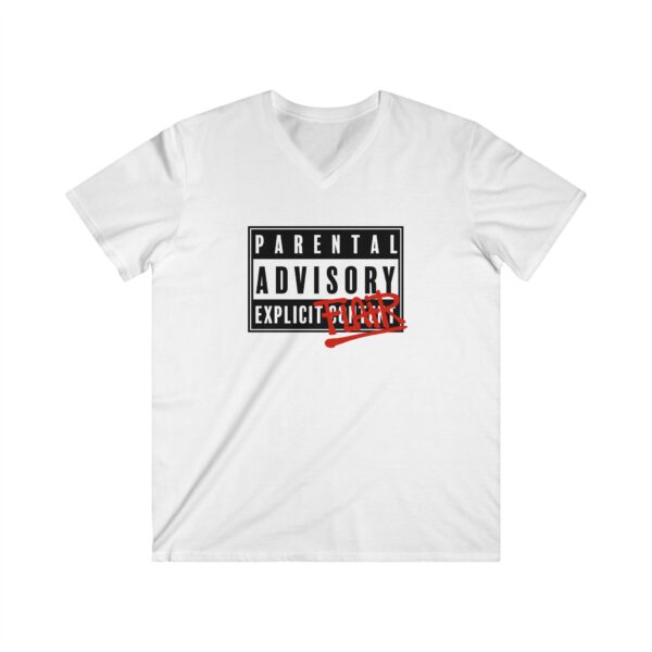 Explicit Flair - Fitted V-Neck Short Sleeve Tee