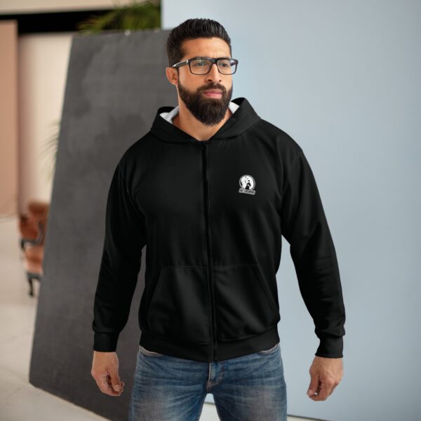 Hector Arias - Unisex Zip Hoodie - Image 3