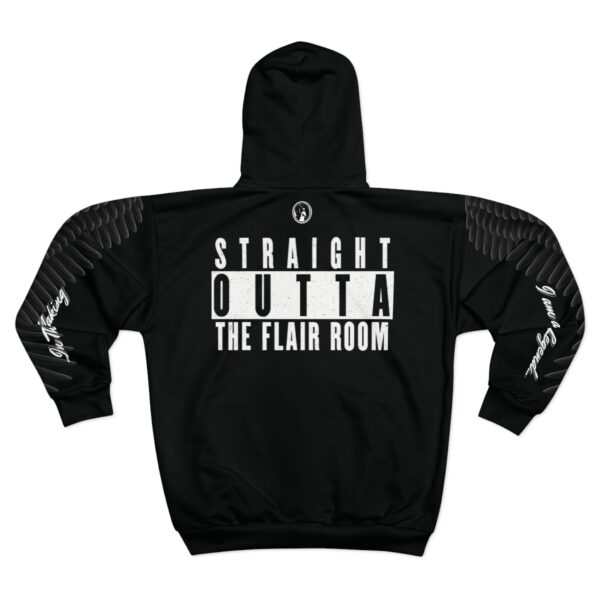 Straight Outta the Flair Room - Winter Flair Zip Hoodie