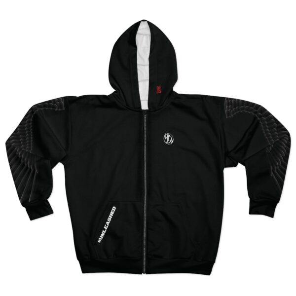 Straight Outta the Flair Room - Winter Flair Zip Hoodie - Image 2